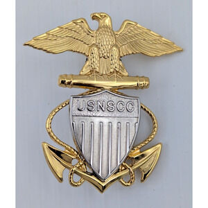 Vintage USNSCC United States Naval Sea Cadet Corps Sea Cadets Pin Screw Back